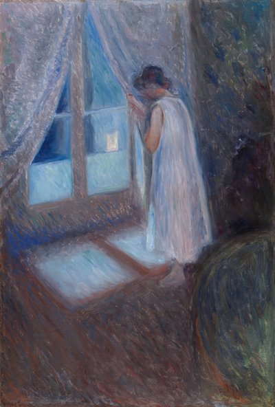 Das Mädchen am Fenster, 1893 von Edvard Munch