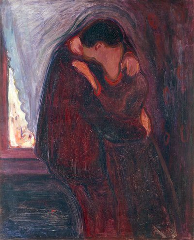 Der Kuss von Edvard Munch
