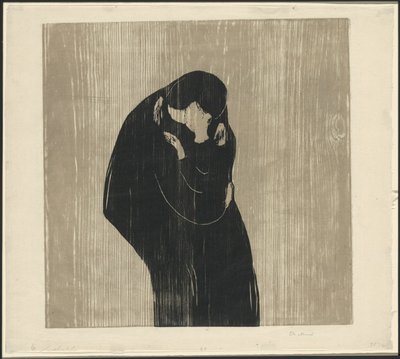 Der Kuss IV von Edvard Munch