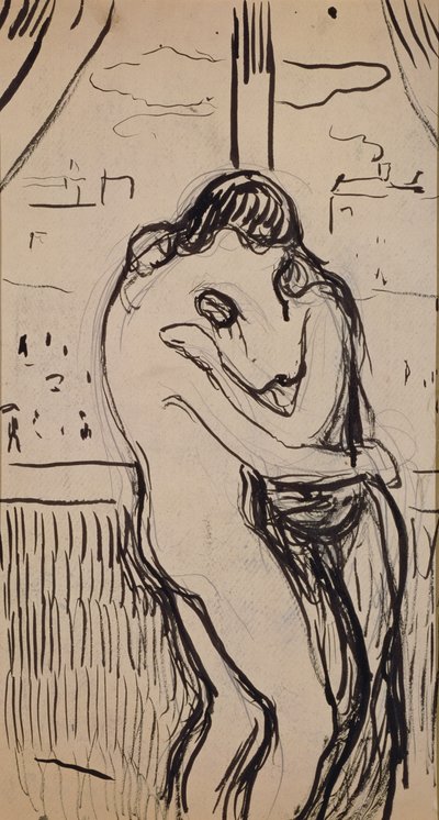 Der Kuss von Edvard Munch