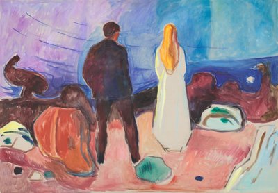 Zwei Menschen. Die Einsamen von Edvard Munch