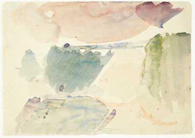 Farbstudie für das Langelinie-Bild von Edvard Weie