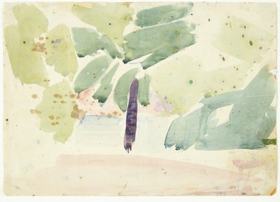 Farbstudie zum Langelinie-Bild von Edvard Weie