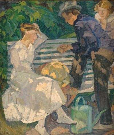 Im Garten des Pfarrers, Christiansø von Edvard Weie