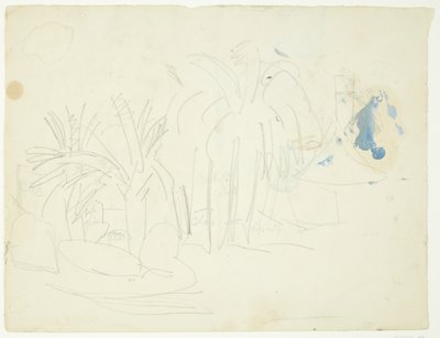 Landschaft mit Palmen, Cannes von Edvard Weie
