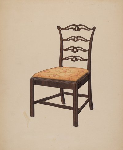 Chippendale-Stuhl von Edward A. Darby