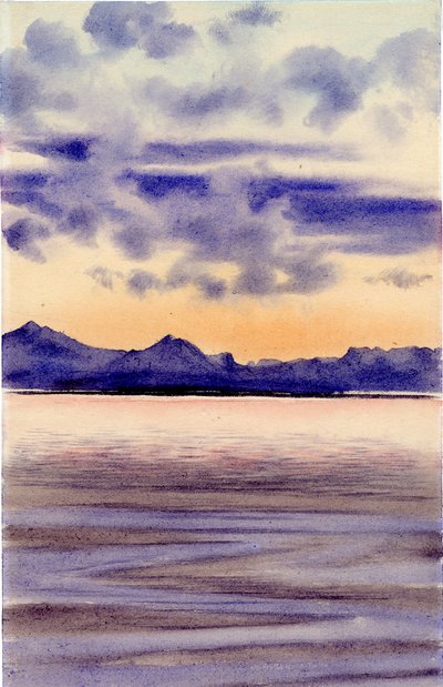 Ruhiges Meer, 1901-04 von Edward Adrian Wilson