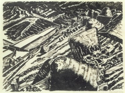 Ladle Slag, Old Hill von Edward Alexander Wadsworth