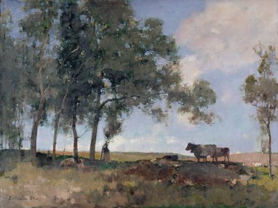 Herbstsonnenschein von Edward Arthur Walton