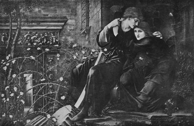 Liebe unter den Ruinen von Edward Burne Jones