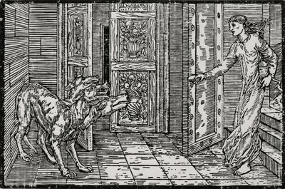Cerberus von Edward Coley (after) Burne Jones