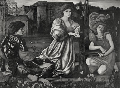 Das Liebeslied von Edward Coley (after) Burne Jones