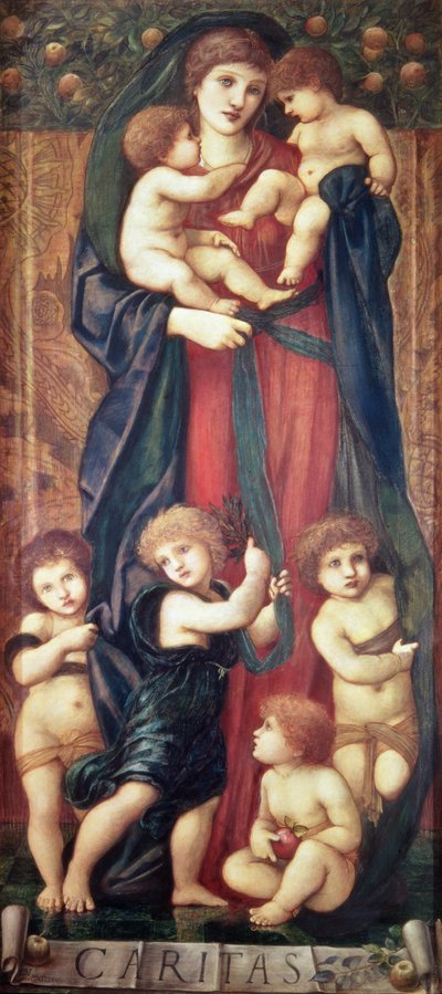 Caritas, 1867 von Edward Burne Jones