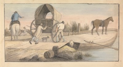 An Bord der Fähre von Edward Francis Burney