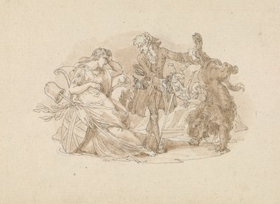 Theaterszene von Edward Francis Burney
