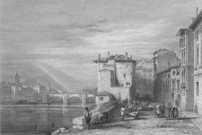 Verona, 1832 von Edward Francis Finden