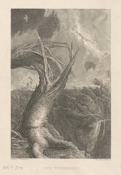 Der Wirbelwind von Edward Gallaudet, after Thomas Cole