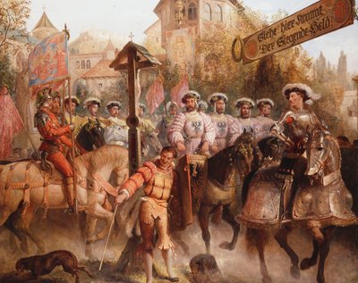 Die Prozession, 1893 von Edward Henry Corbould