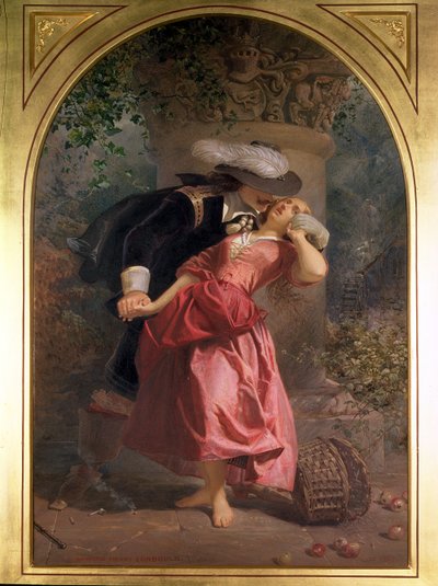 Die Verführung, 1857 von Edward Henry Corbould