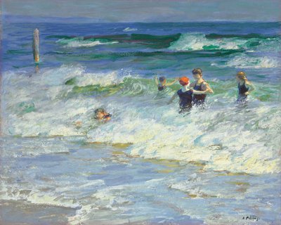 Spielen in der Brandung von Edward Henry Potthast