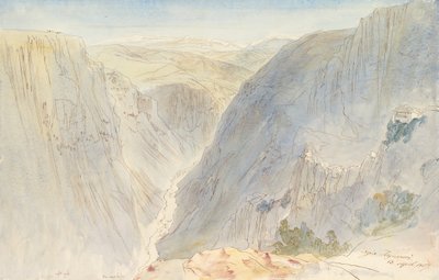 Agia Paraskevi, Epirus, Griechenland von Edward Lear