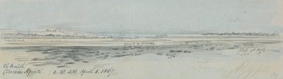 El Areesh (Torrens Ægypti) von Edward Lear