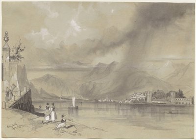 Isola Bella, Lago Maggiore, 1839 von Edward Lear