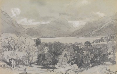 Ullswater, 14. Okt. 1836 von Edward Lear