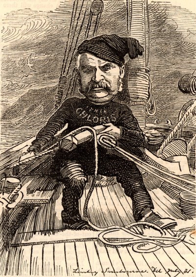 William Schwenck Gilbert (1836-1911) von Edward Linley Sambourne