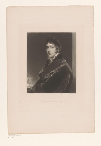 Porträt von William Lamb, Viscount Melbourne von Edward McInnes