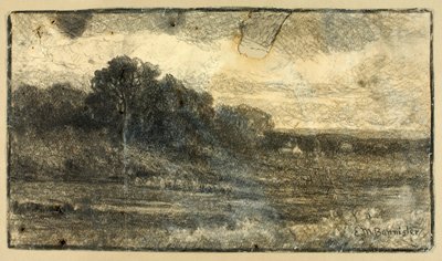 Landschaft mit Bäumen von Edward Mitchell Bannister