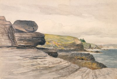 Newport-Szene, ca. 1880-1889 von Edward Mitchell Bannister