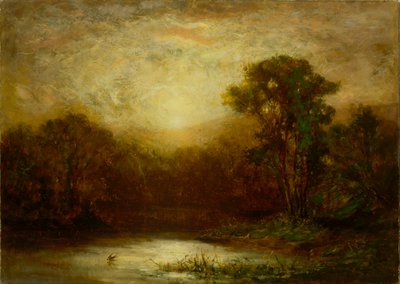 Sonnenuntergang, ca. 1875-1880 von Edward Mitchell Bannister