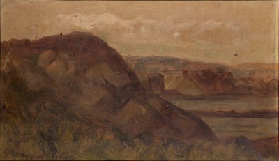 Ohne Titel (Landschaft mit Felsen) von Edward Mitchell Bannister