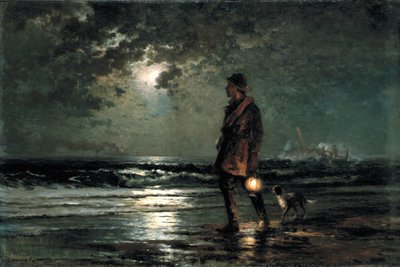 Lebensrettungspatrouille, ca. 1893 von Edward Moran