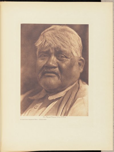 Ein Capitan Grande Mann - Diegueño von Edward S. Curtis