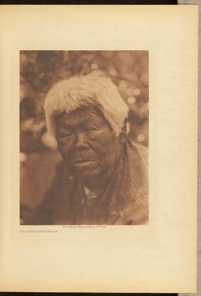 Eine südliche Miwok-Frau von Edward S. Curtis