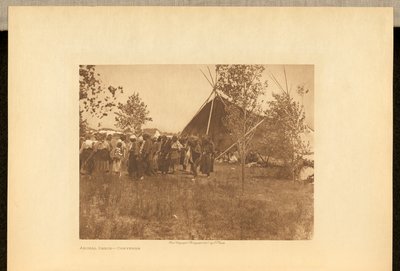 Tanz der Tiere - Cheyenne von Edward S. Curtis