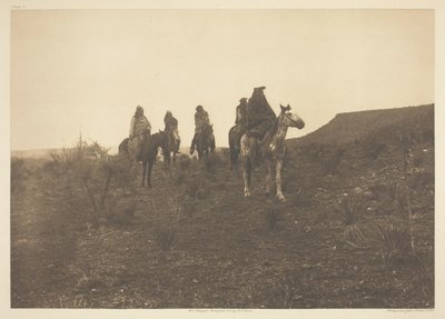Wüstenwanderer - Apache von Edward S. Curtis