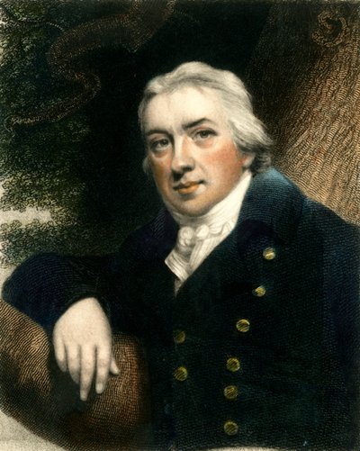Edward Jenner, spätes 18. - frühes 19. Jahrhundert, ca. 1833 von Edward Scriven