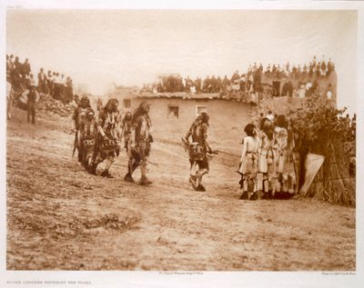 Schlangentänzer betreten den Platz von Edward Sheriff (after) Curtis