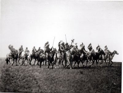 Brule-Kriegspartei von Edward Sheriff Curtis