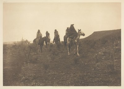 Wüstenwanderer - Apache von Edward Sheriff Curtis