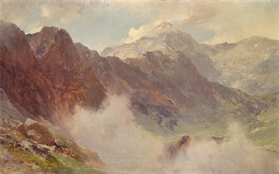Das Snowdon-Hufeisen, 1908 von Edward Theodore Compton