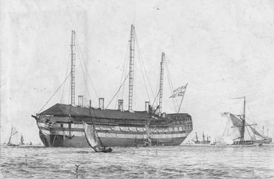 Die Hastings. Vierundsiebzig, 1829 von Edward William Cooke