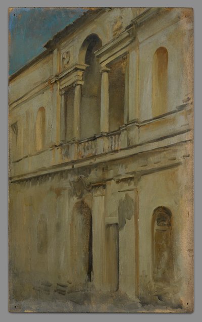 Architekturstudie von Edwin Austin Abbey