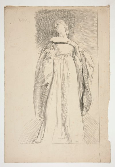 Figurenstudie von Edwin Austin Abbey
