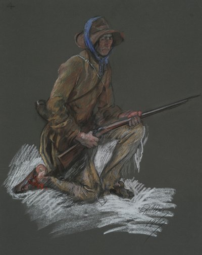 Figurenstudie von Edwin Austin Abbey