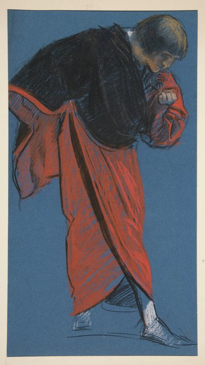 Figurenstudie von Edwin Austin Abbey