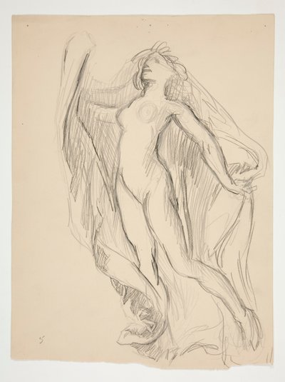 Figurenstudie für von Edwin Austin Abbey
